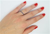 Anello Bliss Donna First Class in Oro Zaffiro 0.51 Ct 20063212-14 - 20063212-13